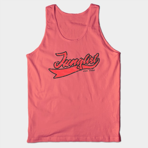 Junglist Team Red Tank Top by KORAX